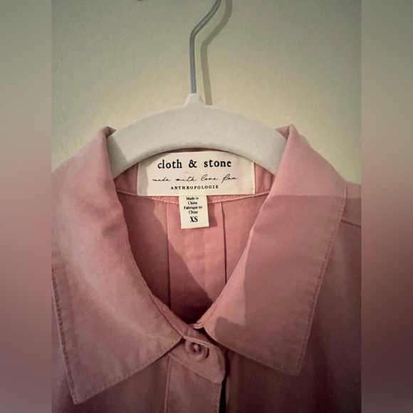 Anthropologie pink blouse - Picture 2 of 5